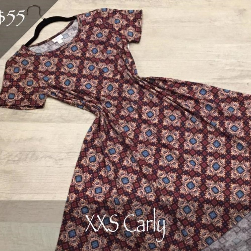 Lularoe CARLY Swing Dress Size XXS ~ New with Tags